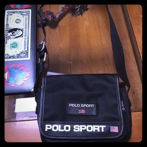 Vintage 90s polo sport hip pack